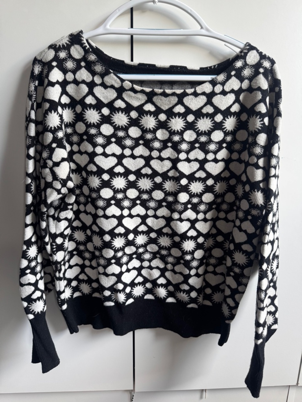 ANTHROPOLOGIE Maeve Hearts Sweater